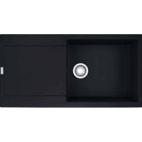 Évier de cuisine Maris Fragranit+ MRG611-XL - 970 x 500 x 200 mm - Noir mat - Sous-meuble 60 cm - Franke