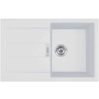Evier Franke Sirius 2 Tectonite S2D611-78 - Blanc Artic (moucheté)