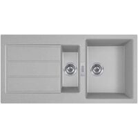 Evier Franke Sirius 2 Tectonite S2D651 - Urban Grey