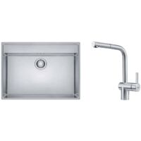PACK Franke Maris MRX210-70 + Mitigeur Atlas Néo à douchette - Coloris :