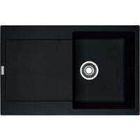 Évier MARIS Fragranit MRG 611-78 Onyx (Sous-meuble 45 cm) 780 x 500 mm - réversible - Franke