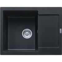 Évier de cuisine Maris Fragranit+ MRG611-62 - 620 x 500 x 205 mm - Onyx - Sous-meuble 45 cm - Franke