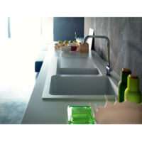 Evier Franke Orion Tectonite OID651 - Blanc Artic (moucheté)
