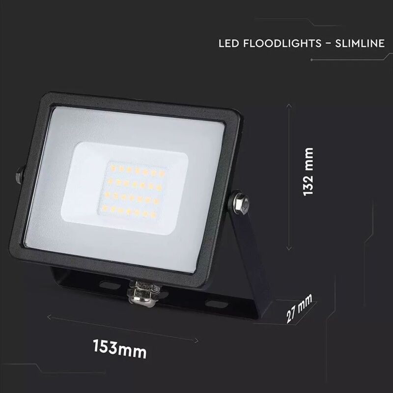 Projecteur SAMSUNG CHIP LED/400W/230V IP65 6400K noir