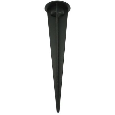 Lot de 10 Piquets métallique de fixation noir pour spot ou projecteur