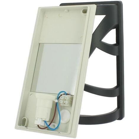 Applique murale noire OSAKA culot E27 IP44