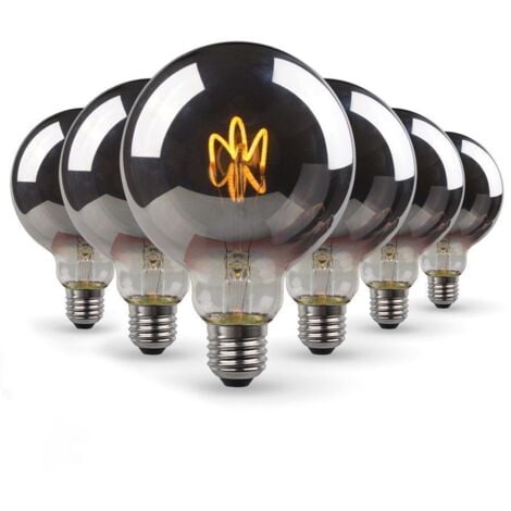 GANRILAND-Ampoules à guirxiété LED colorées, G45, 12V, 24V, 220V, 1W,  incassable, décoration d'ambiance de fête, ampoule en plastique - AliExpress