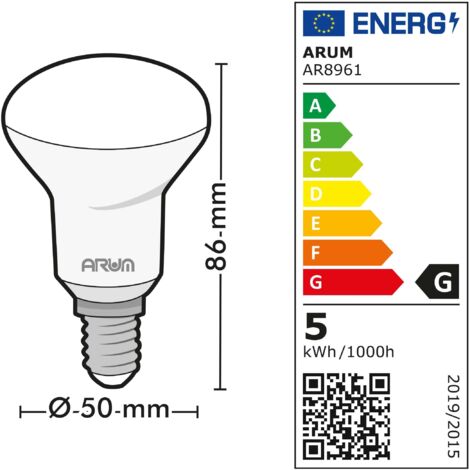 Lot de 10 ampoules LED P45 (globe), culot E14, blanc neutre