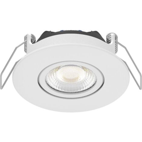 Arum Lighting – Spot encastrable LED orientable 5W – 3 teintes CCT 2700/3000/4000K – IP65 – Pour installation dans salon, cuisine, salle de bain - RT2020