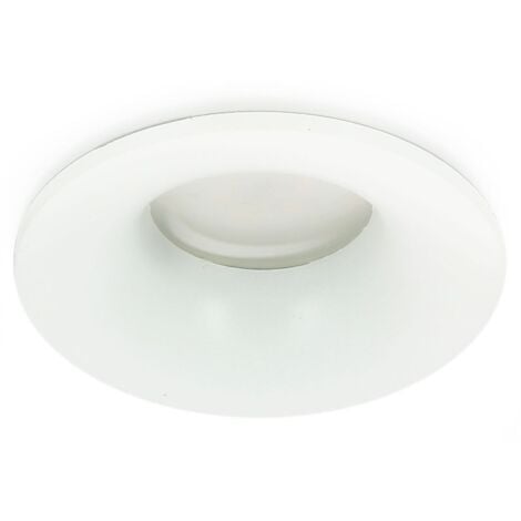 Support Spot LED étanche IP65 Fixe Rond BBC blanc