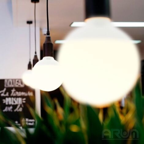 Lot de 3 Ampoules Led Globe E27 12W Eq 75W  G95  Température de Couleur: Blanc chaud 2700K