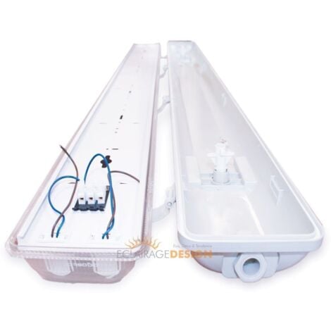 Kit 2 tubes led 150cm 4000K + boitier étanche