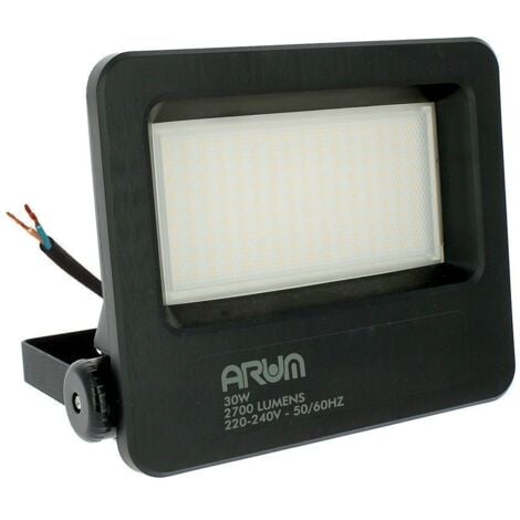 Projecteur LED de travail 18W extérieur IP67 noir rectangulaire à 21,90€