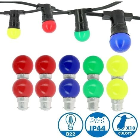 Guirlande guinguette 10 ampoules à 5 nano LED