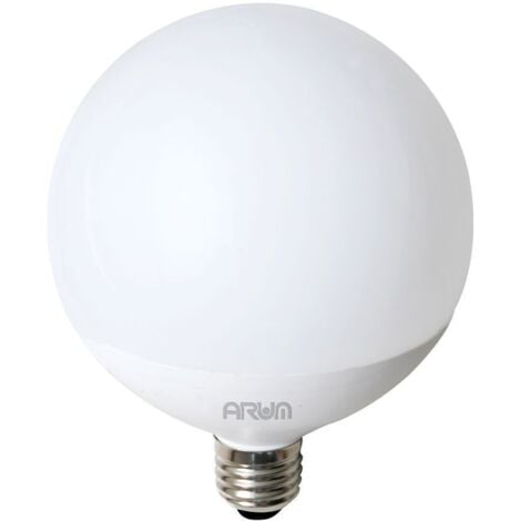 LightED Ampoules basse consommation en forme de globe 25 W E27 Lumière  chaude 2700 K Diamètre 120 mm : : Luminaires et Éclairage