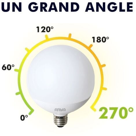 Ampoule LED 18W Eq 120W G120 E27 Globe Température de Couleur