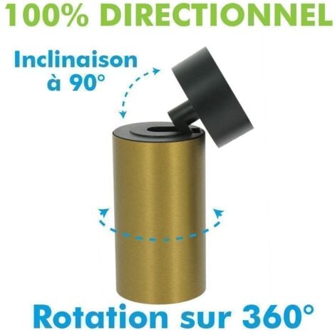 Applique ou Spot GU10 JEFFERSON CUIVRE