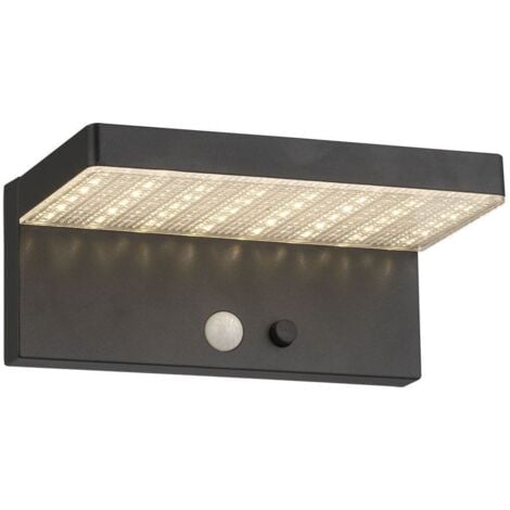 Applique murale solaire ESTRELLA Equi. 60W Détecteur de Présence 3 Modes