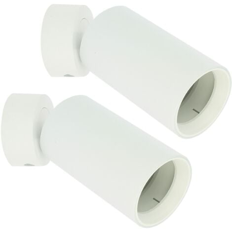 Lot de 2 Appliques ou Spots GU10 JEFFERSON Blanc
