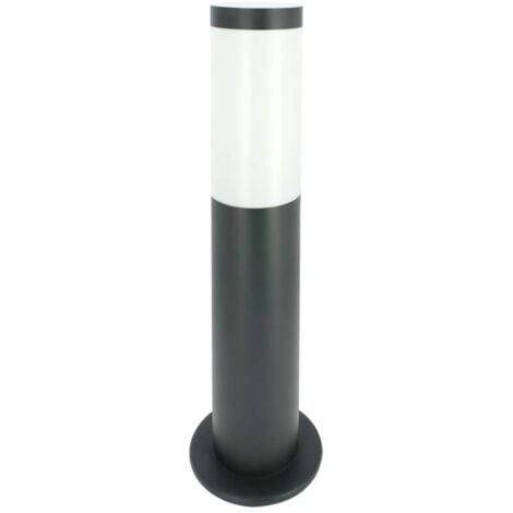 Lot de 6 Bornes extérieures E27 anthracite VALENTE hauteur 45cm