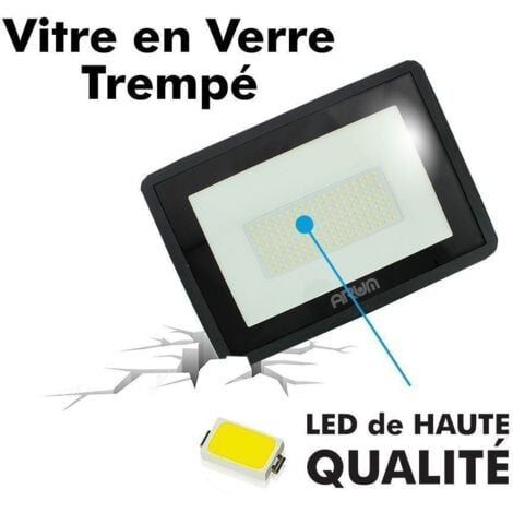 Projecteur LED 50W Forte luminosité 4500 Lumens ATRIA  IP65  Température de Couleur: Blanc Froid 6000K