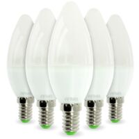 Lampe LED E14 silicone 3W5 230V blanc froid diamètre 18 mm à 5,90€