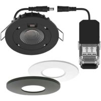 Arum Lighting – Spot encastrable LED 8W – CCT réglable 2700K-4000K – IP65 IK07 pour intérieur et extérieur – Transformateur dimmable inclus