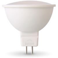 Lot de 10 Ampoules LED GU5.3 MR16 5W Eq 40W | Température de Couleur: Blanc chaud 2700K