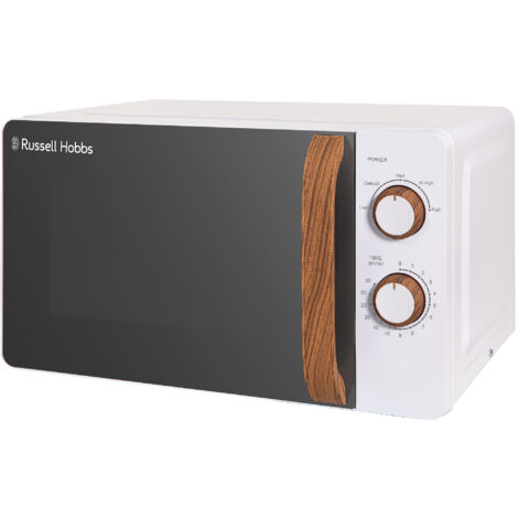 Russell Hobbs RHMM713-N 17L Scandi Compact Manual Microwave, White