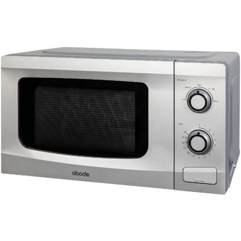 Abode Silver Microwave 700W 20L Manual AMM2001S (1/5)