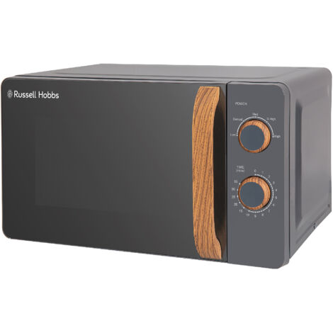 Russell Hobbs RHMM713G-N 17L Scandi Compact Manual Microwave, Grey