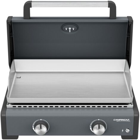 PLANCHA GAZ SIGMA 2 PRO - Châssis acier - Plaque inox - Couvercle de cuisson (1/5)