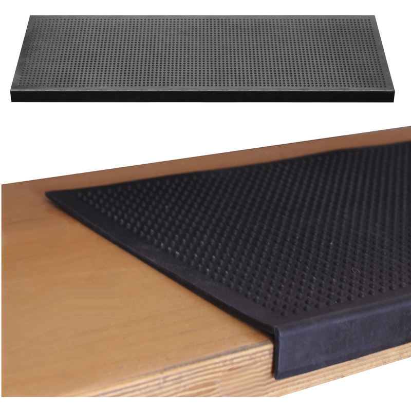 Treppenmatten STAIRS 25x75cm Stufenmatte Antirutschmatten Außenbereiche schwarz 