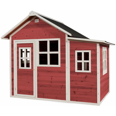 EXIT Loft 150 Holzspielhaus - rot