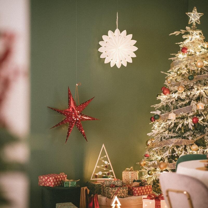 E10 LED 6V Stella Di Natale Avvento Bianco Caldo Vite Base - Foto 6