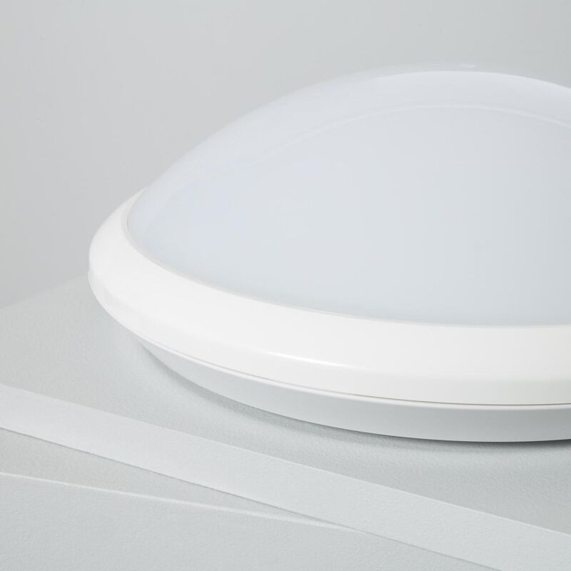 Plafoniera LED 20W Circolare con Sensore di Movimento Radar Ø350 mm Bianco  Naturale 4500K 120º
