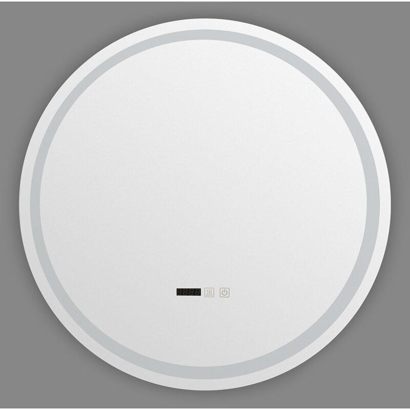 Specchio da Bagno con Luce LED e Antiappannamento 85x60 cm Jannada - Ledkia