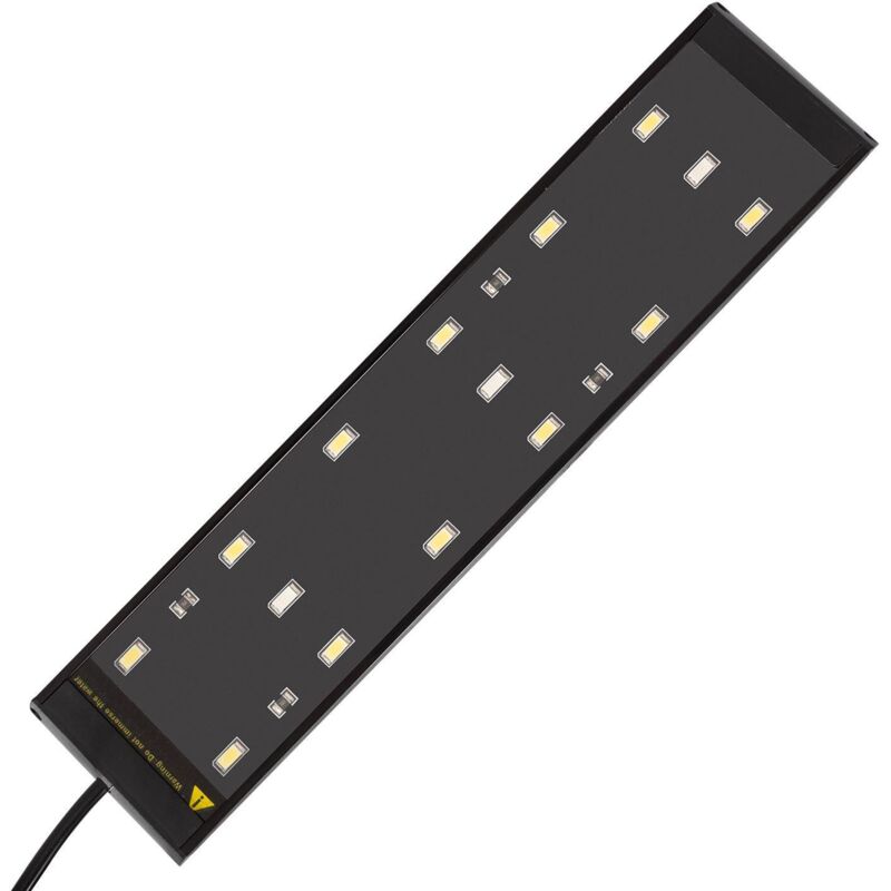 LAMPADA PLAFONIERA LED PER ACQUARIO LUCE 6W BORDO VASCA VETRO PIANTE PESCI