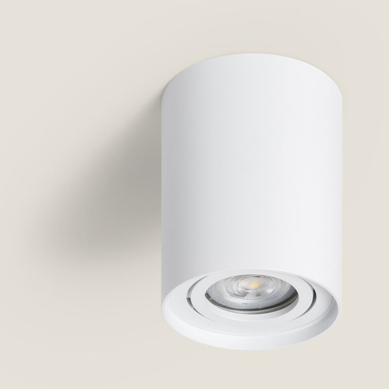 LEDKIA LIGHTING Applique Da Soffitto Jaspe In Alluminio Bianco – Per Interni, Luce Indiretta, Porta Lampadina GU10 (non Inclusa), Dimensioni 11x8x8 Cm - 5