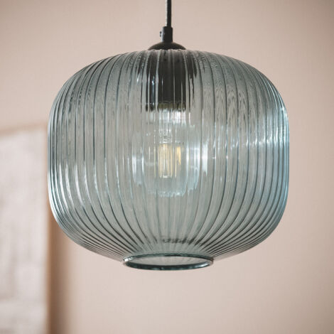 Lampada A Sospensione LEDKIA LIGHTING – Metallo Furiko – Colore Grigio – E27 – Altezza 156 Cm