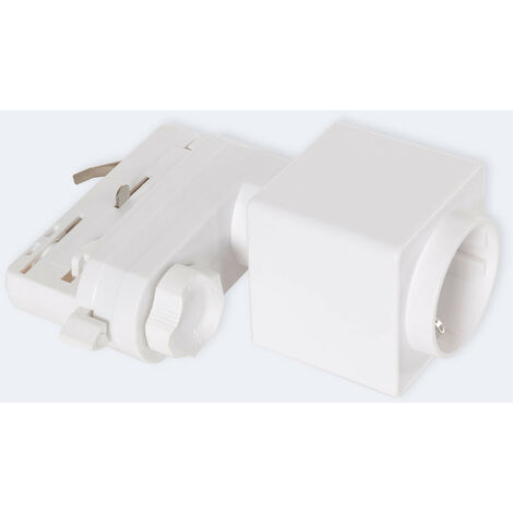 Presa Tipo F Schuko per Binario Trifase  Bianco