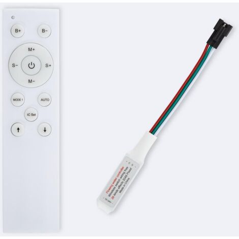 Ledkia Controller Regolatore RGB 12/24V DC Telecomando RF 4 Zone RGB - Foto 6