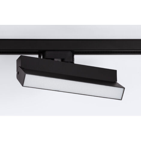 LEDKIA LIGHTING Faretto LED Trifase 30W – Orientabile, 3000lm, 4000K Bianco Naturale, Per Showroom E Negozi
