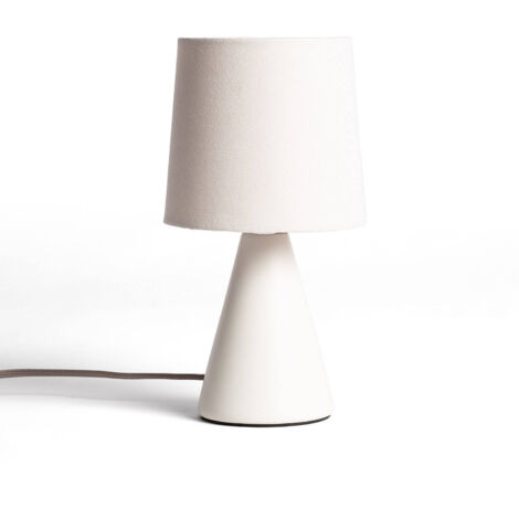 Lampada da Tavolo Ceramica Artzai Bianco Rotto