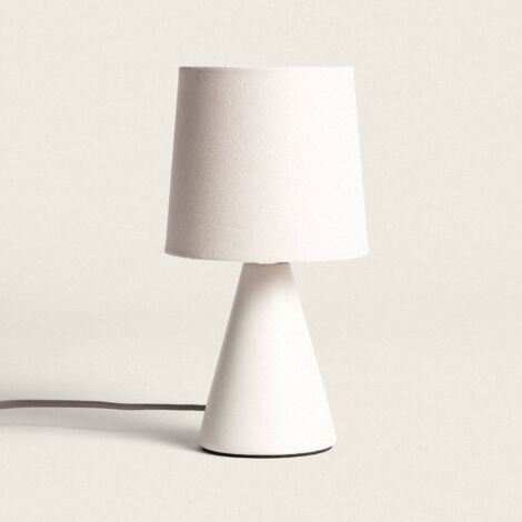 Lampada da Tavolo Ceramica Artzai Bianco Rotto