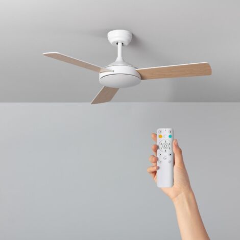 Ventilatore Da Soffitto Silenzioso Depuley Con Luci LED E Telecomando – 132 Cm, Per Esterni, Motore DC Reversibile, 5 Velocità, Timer, Adatto A Terrazzi E Giardini