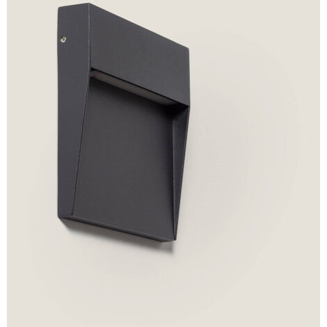 Applique da Parete per Esterni LED 6.5W CCT Selezionabile Superficie Quadrata Jade Nero