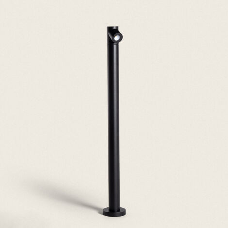Lampioncino LED per Esterni 6 W, Base da 80 cm, in Alluminio, Rihard Nero