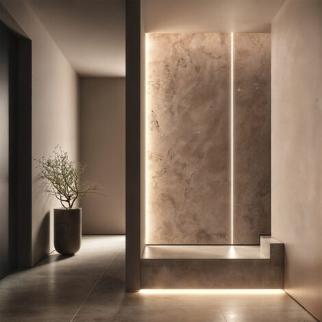 Profilo Silicone Effetto Neon SFLEX 20x16 Curva Verticale per Striscia LED IP20 fino a 12mm 50 m
