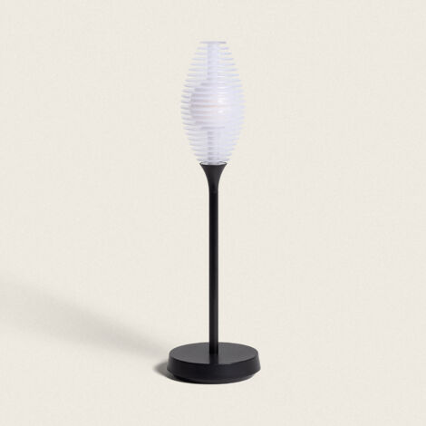 Lampada da Tavolo LED 3W Portatile con Batteria USB Ricaricabile Dukuza Nero
